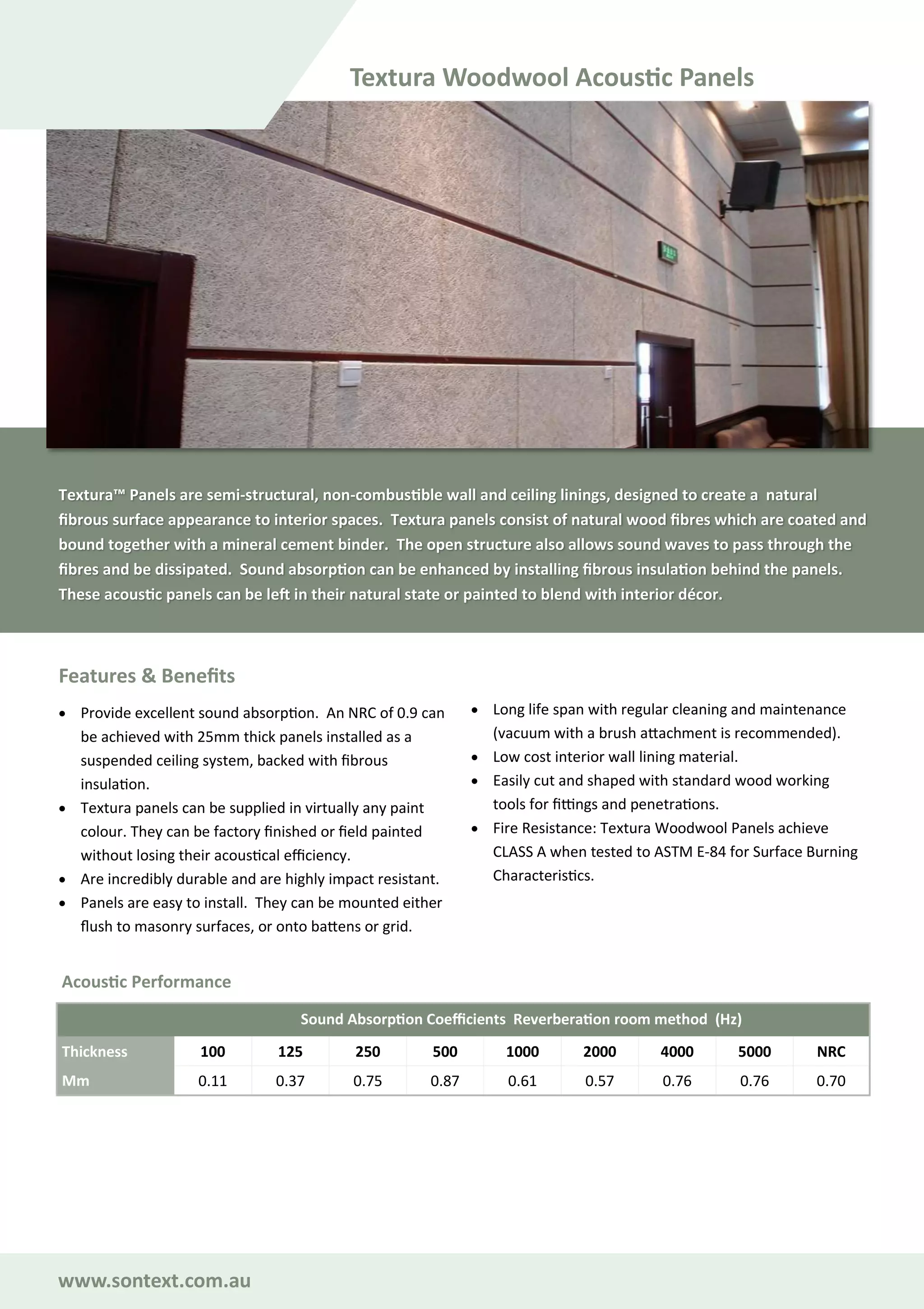 Photo inspiration: Mature Soundproofing Panel Maintenance Cost Reference: Sontext Catalogue 2023 Pdf
