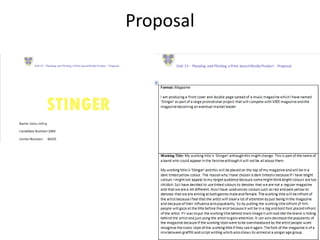 Proposal
 