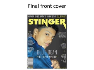 Final front cover
 