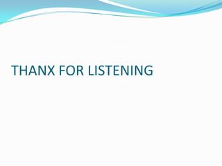 THANX FOR LISTENING
 
