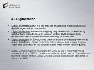 <ul><li>Digital cinematography : It is the process of capturing motion pictures as digital images, rather than on film.  <...