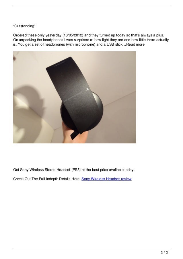 sony wireless headset volume reset