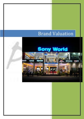 Brand Valuation
 