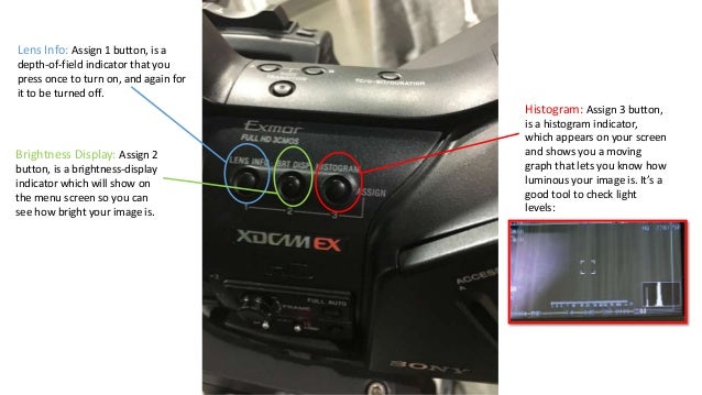 Sony PMW-EX3 Annotation