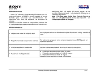Sony training chasis ba5 | PDF