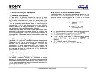 Sony training chasis ba5 | PDF