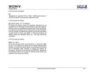 Sony training chasis ba5 | PDF