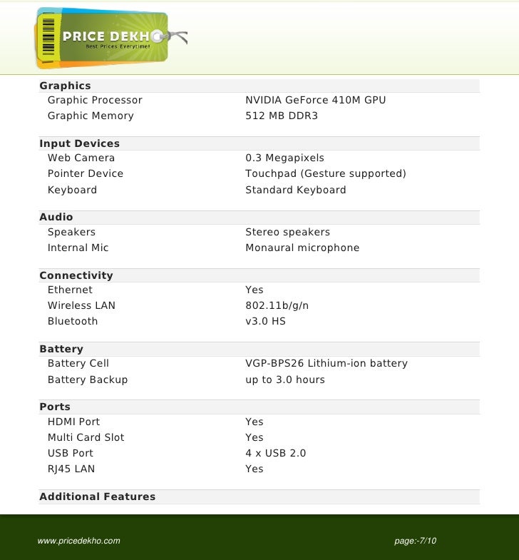 Sony Vaio E Series Vpceh25en Laptop