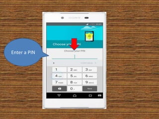 Enter a PIN
 