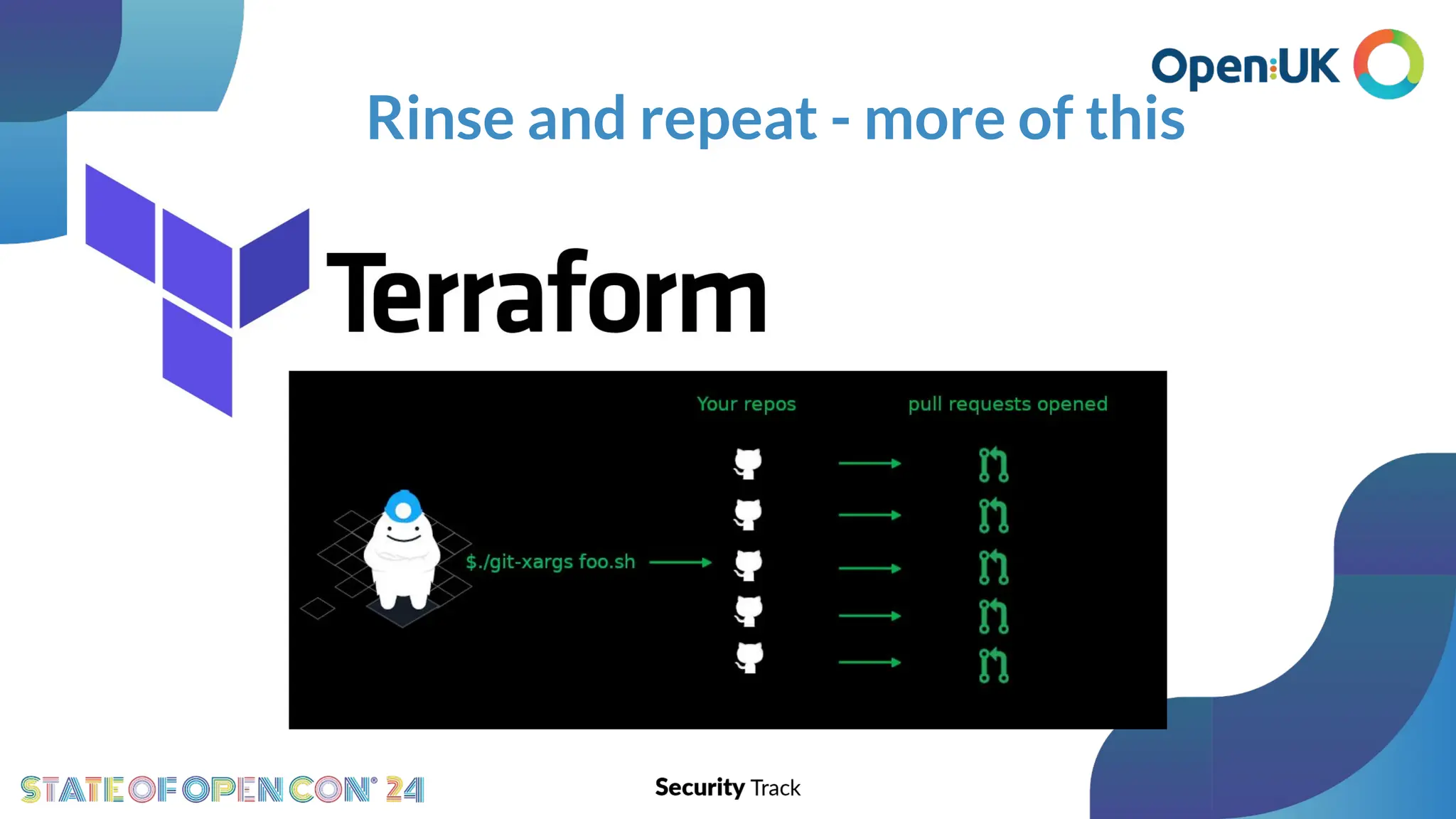 Rinse and repeat - more of this
 