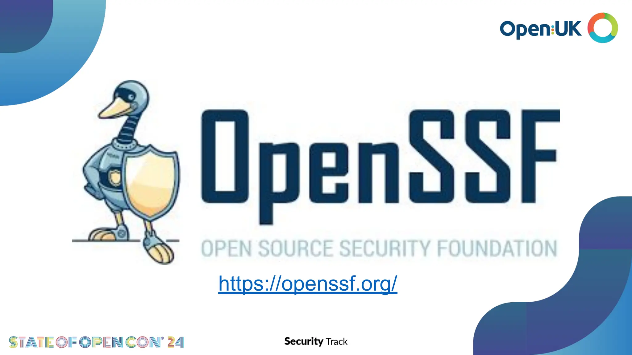 https://openssf.org/
 