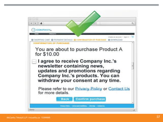 McCarthy Tétrault LLP / mccarthy.ca 13394668 37
 