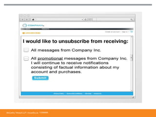 McCarthy Tétrault LLP / mccarthy.ca
VANCOUVER
Suite 1300, 777 Dunsmuir Street
P.O. Box 10424, Pacific Centre
Vancouver BC V7Y 1K2
Tel: 604-643-7100
Fax: 604-643-7900
Toll-Free: 1-877-244-7711
CALGARY
Suite 3300, 421 7th Avenue SW
Calgary AB T2P 4K9
Tel: 403-260-3500
Fax: 403-260-3501
Toll-Free: 1-877-244-7711
TORONTO
Box 48, Suite 5300
Toronto Dominion Tower
Toronto ON M5K 1E6
Tel: 416-362-1812
Fax: 416-868-0673
Toll-Free: 1-877-244-7711
MONTRÉAL
Suite 2500
1000 De La Gauchetière Street West
Montréal QC H3B 0A2
Tel: 514-397-4100
Fax: 514-875-6246
Toll-Free: 1-877-244-7711
QUÉBEC
Le Complexe St-Amable
1150, rue de Claire-Fontaine, 7e étage
Québec QC G1R 5G4
Tel: 418-521-3000
Fax: 418-521-3099
Toll-Free: 1-877-244-7711
UNITED KINGDOM & EUROPE
125 Old Broad Street, 26th Floor
London EC2N 1AR
UNITED KINGDOM
Tel: +44 (0)20 7786 5700
Fax: +44 (0)20 7786 5702
13394668
 