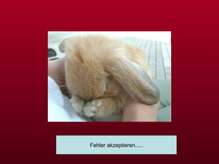 Fehler akzeptieren..... 