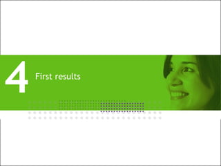 4   First results 