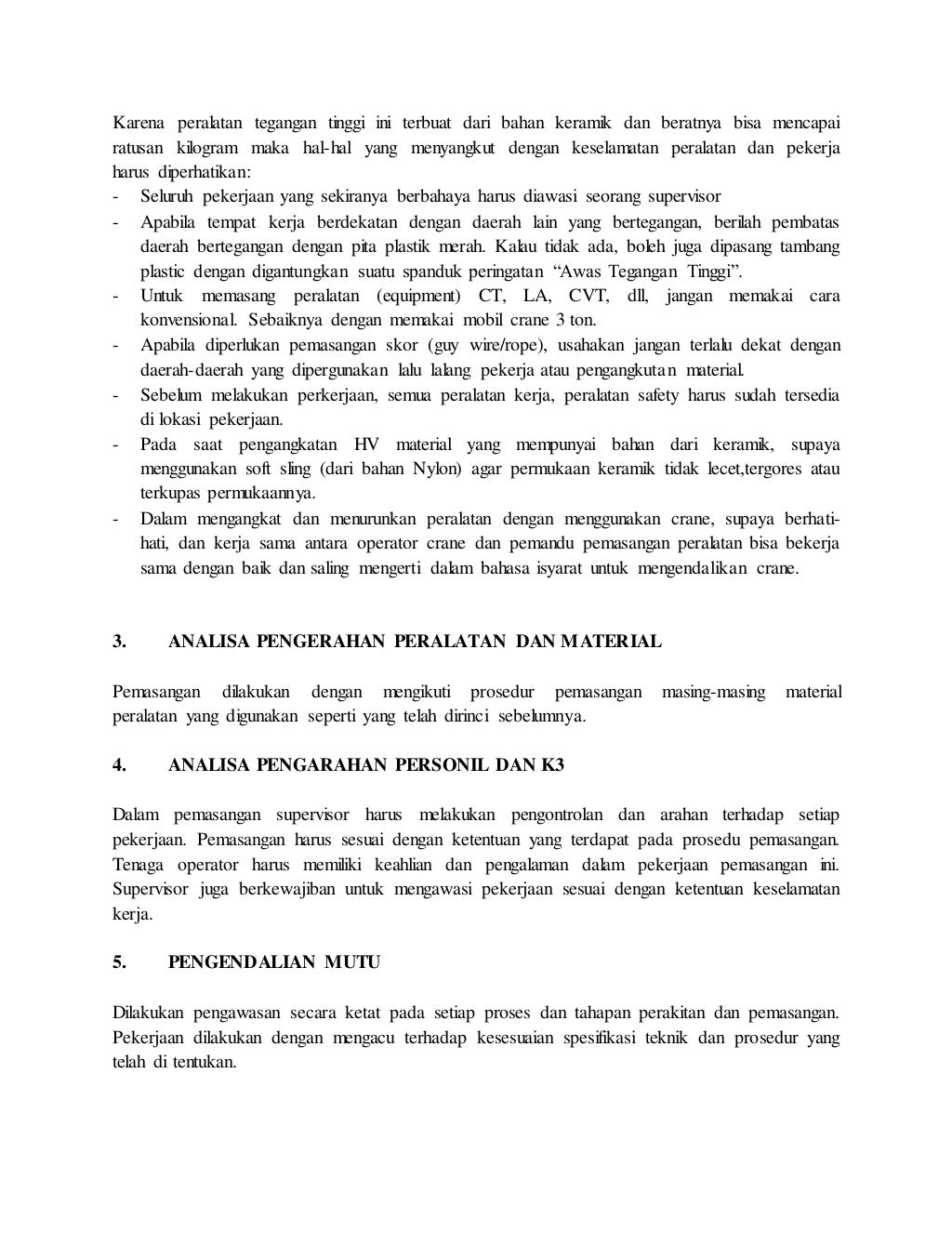 SOP Pekerjaan Konstruksi