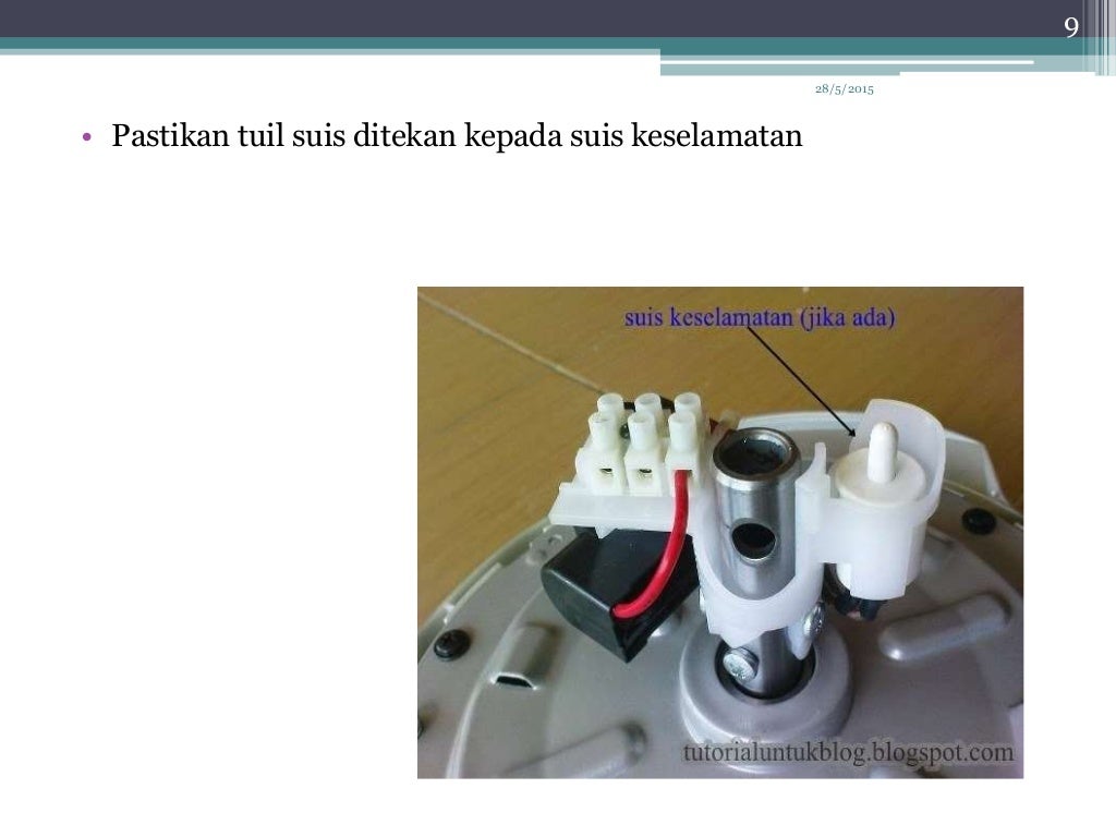 Sop Pemasangan Kipas Siling