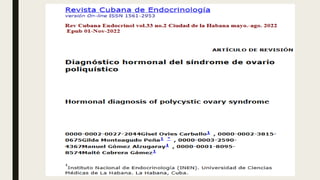 Comprehensive Review of Polycystic Ovary Syndrome and Obesity ...