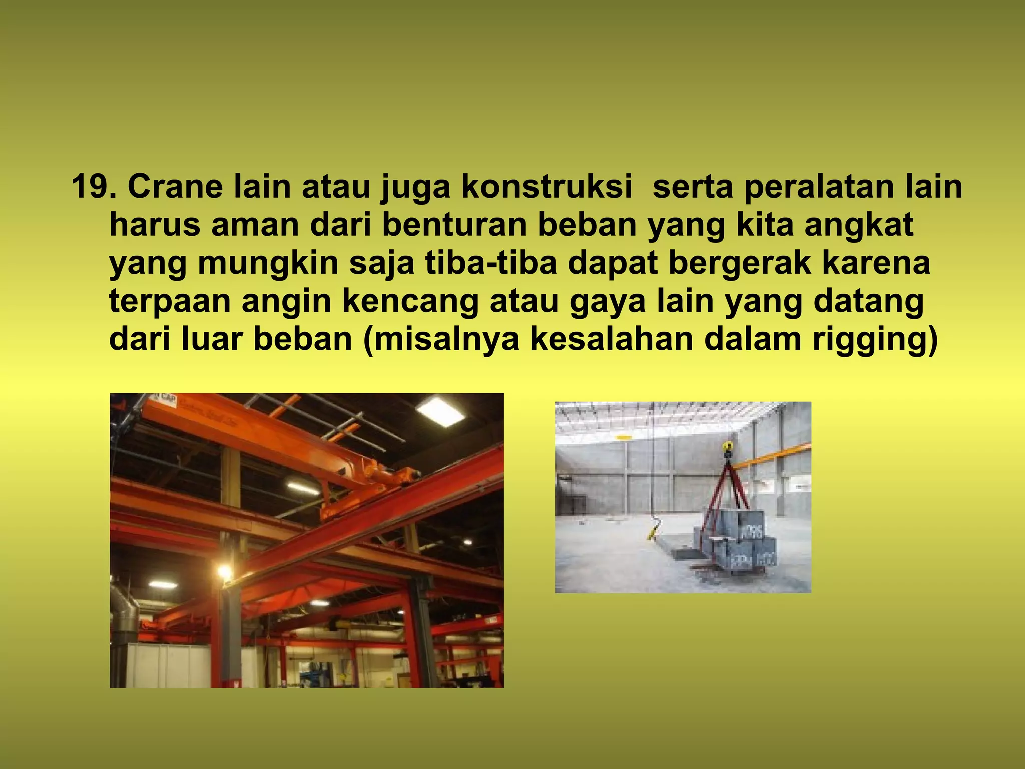Sop overhead crane PPT