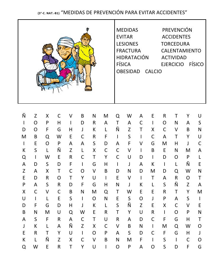 Sopa de letras 3°