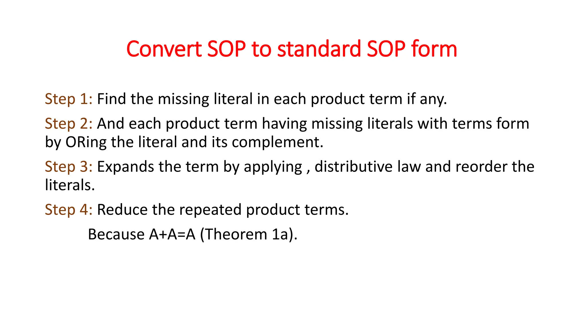 SUM OF PRODUCT AND PRODUCT OF SUM FORM .pptx