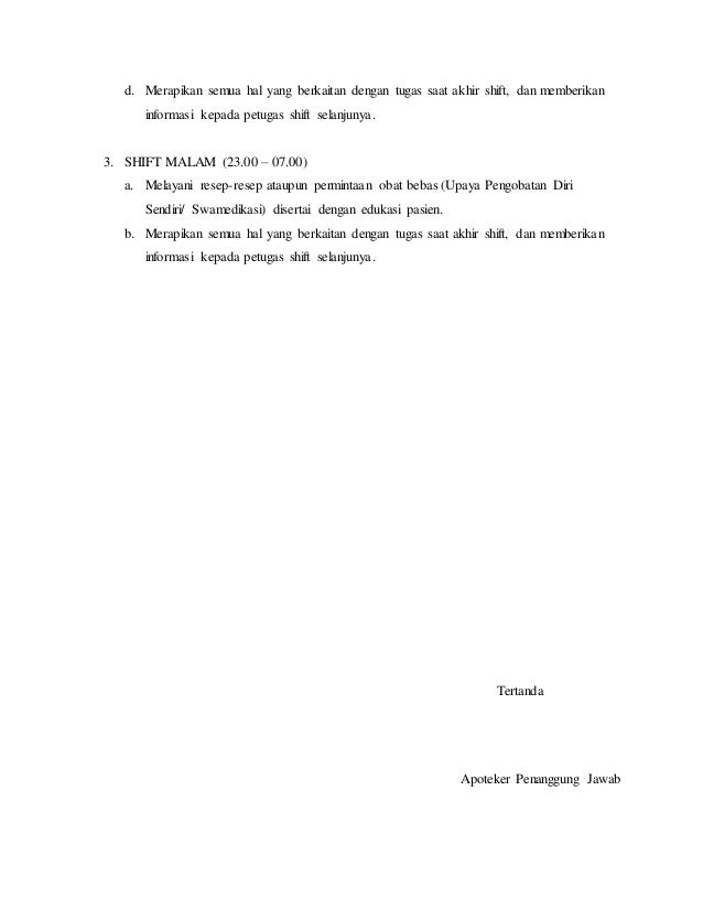 Contoh Sop Apotek