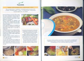 ~                                                                                                                                                                                     h'I.,



                                                  Fassolada
                              -
                     6 personas.   tiempo de preparación;   30 min    .tiempo    de cocción:
[i
           400 g de alubias blancas. 4 zanahorias. 15 cucharadas soperas de aceite de oliva
          2 cebollas. 4-5 tomates maduros. 1 puerro. 1 o 2 hojas de laurel. 2 ramas de apio
                                       1 pizca de orégano seco. sal. pimienta


 Echar las alubias en una gran olla con agua
fría. Llevar a ebullición y dejar al fuego 10
minutos manteniendo un pequeño hervor.
 Escurrir las alubias y luego verter el agua
 caliente en una cacerola.
 Pelar las zanahorias,             las cebollas    y los
 tomates.    Cortar irregularmente            las cebo-
 llas, el apio y los tomates. Cortar las zana-
 horias en rodajas.
 Echar todas las verduras con excepción de
 los tomates en la cacerola con las alubias.
 Salpimentar.         Dejar cocer 1 h con tapa y a
 fuego lento.
 Incorporar entonces los tomates machaca-                            Konstantinos     Stamkopoulos        ha preparado
 dos en las alubias. luego añadir las hojas                          la fassolada     en recuerdo      de su tía, quien
 de laurel y el orégano en polvo. Añadirle el                        la hacía maravillosamente.          Es la sopa de
 aceite de oliva. Cubrir y dejar a fuego lento                           mayor      consumo       en invierno,    una
 de nuevo 10 mino                                                    verdadera     institución    nacional   que suscita
 Preparar el puerro. lavarlo             y secarlo, cor-             la polémica     entre las cocineras.        ¿Hay que

 tando luego las hojas muy finamente                 con             añadir zanahorias       o no? ¿y tomates       o ajo?

 un cuchillo adecuado.                                               Esa fassolada      es tan completa      que puede
                                                                       servir de plato principal.       Se acompaña
 Freír las tiras de puerro en la sartén con
                                                                        entonces     de todo tipo de platillos       de      Las sopas en Grecia constituyen    casi siempre     un plato principal.     Los griegos   sirven
 aceite de oliva. Servir la sopa de alubias en
                                                                      entrantes:     cebollitas    blancas, arenques          habitualmente   la fakies, una sopa de lentejas;    la psarosoupa,       a base de pescado,
 platos individuales.         Decorarlos con puerro
                                                                      ahumados,       aceitunas     y daditos de feta.                 o la kreatosoupa,   con carne, zanahorias,     patatas,   apio y puerro.
 frito y añadir al final un chorrito           de aceite
 de oliva.




 1"381   Sopas   I                                                                                                                                                                                                     I Fassolada   ~~91
 
