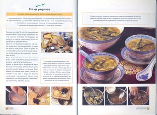 ~
                                         Potaje pequinés

                                                                                                                    Potajes con pollo, tomates y champiñones negros acompañados de huevos,
  2 escalopes     de pollo. 1 frasco de brotes de bambú.       3-4 champiñones         negros gruesos y secos       sopas de dorada, sopas de tofu y potajes de cerdo con champiñones, coles
 50 g de pasta de soja . 2,5 cucharadas       soperas de salsa de soja . 1/4 de cucharadita          de glutamato        y brotes de bambú se reparten los favores de los gourmets chinos.
                  1 cucharadita   de fécula de patata.   3 huevos.    3 cucharaditas    de vinagre                            ---
                     1 cucharadita   de cebollino para decorar.      1 pizca de sal. pimienta



Remojar durante 15 mino los champiñones
en agua tibia. Llevar el agua a ebullición en
una cacerola. Sumergir los escalopes de
pollo en su interior y dejar cocer 10 min en
agua con un pequeño hervor.
Escurrir los champiñones. Cortar los bro-
tes de bambú, los champiñones y la pasta
de saja en tiras finas. Cortar el pollo en
sentido oblicuo formando láminas regula-
res. Echar todo en una cacerola y mezclar
bien en frío.
Regar la mezcla con el caldo de cocer el
pollo. Llevar a ebullición y luego añadir la
                                                                  Las sopas chinas acostumbran a ser
salsa de saja, la sal y el glutamato.
                                                               caldos muy claros en los que el cocinero
Desleír la fécula en un recipiente de agua
                                                                 ha puesto a cocer a fuego lento y por
fría. Con una cuchara, echar la fécula en la
                                                              poco tiempo verduras, carne o pescado (a
sopa hirviendo. Mezclar con fuerza. Batir                     veces una mezcla de los tres) cortados en
aparte los huevos para tortilla. Añadir el                     rodajas o ralladas. Aliños y guarniciones
vinagre en la sopa y luego los huevos                           se añaden en el momento de servir. Al
removiendo intensamente.         Servir muy                    contrario de los hábitos occidentales, las
caliente en una bonita sopera. Espolvorear                     sopas chinas a veces se presentan como
con pimienta y cebolleta picada.                                 culminación de una comida copiosa.




151   Sopas   I                                                                                                                                                                       1   Potaje pequinés   5'3'1
 