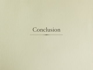 Conclusion
 