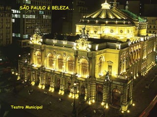 SÃO PAULO é BELEZA...




Teatro Municipal
 
