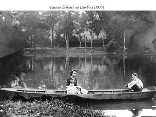 Passeio de barco no Cambuci (1935).
 