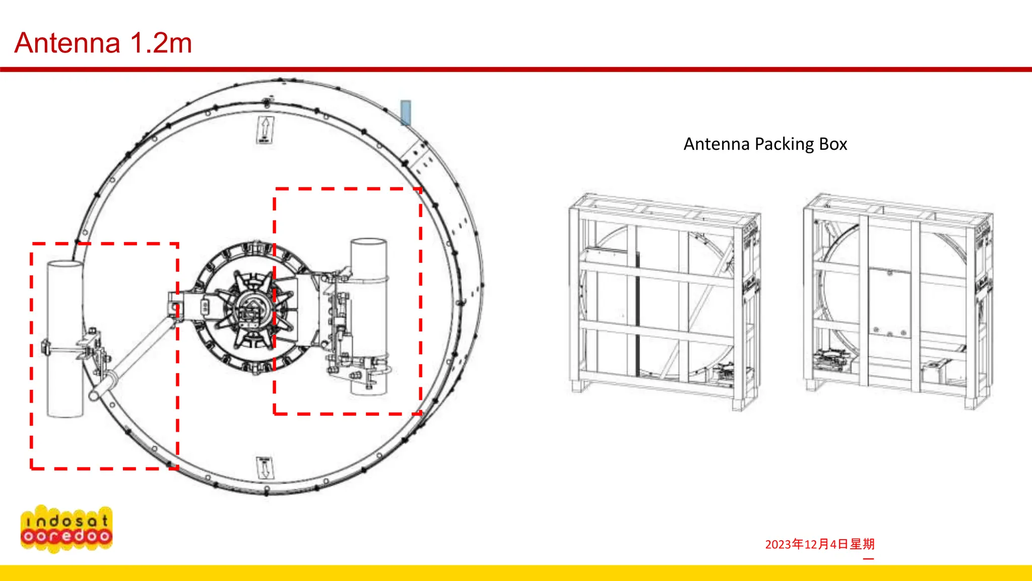 2023年12月4日星期
一
Antenna Packing Box
Antenna 1.2m
 