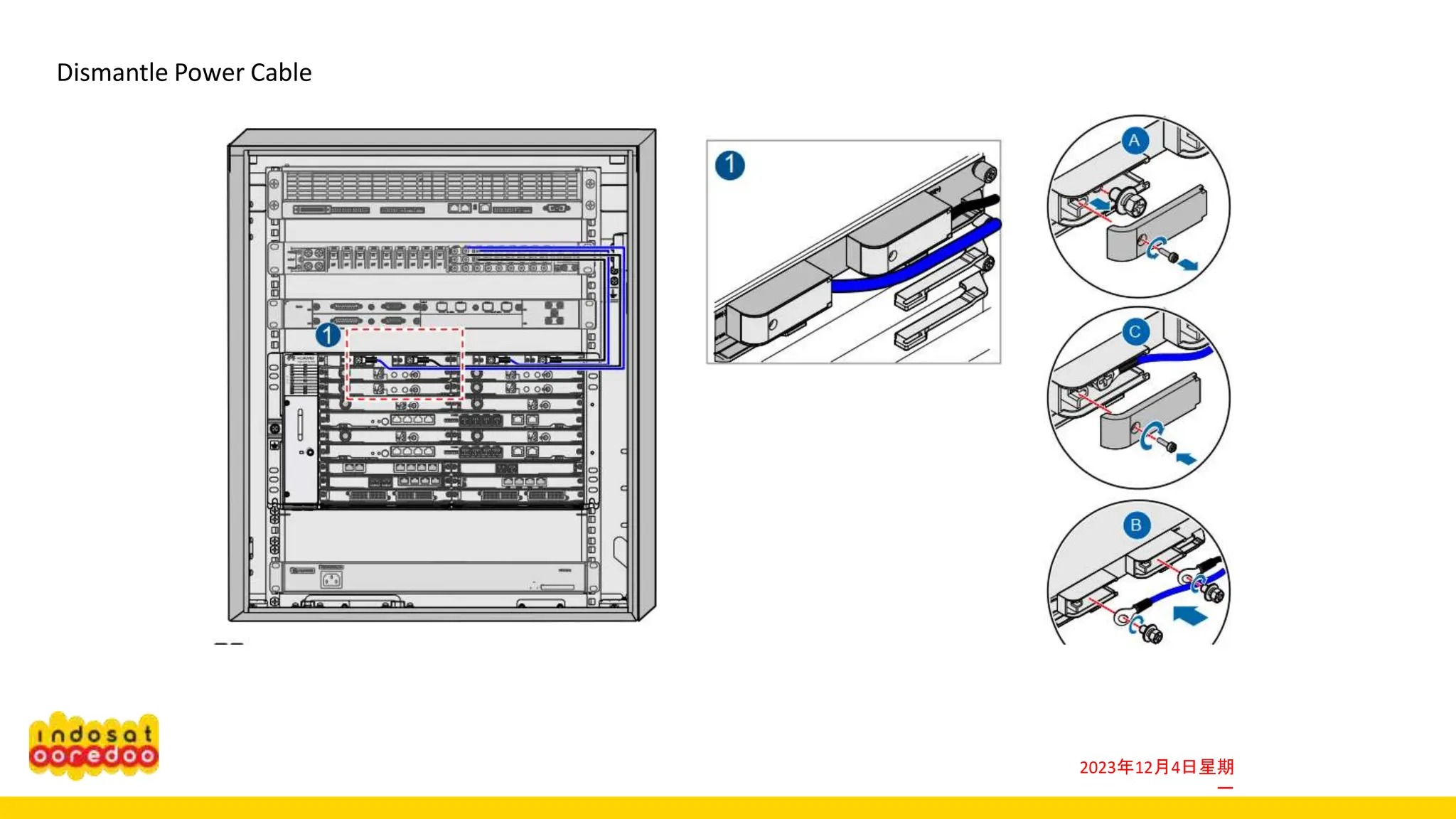 2023年12月4日星期
一
Dismantle Power Cable
 