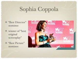 Sophia coppola