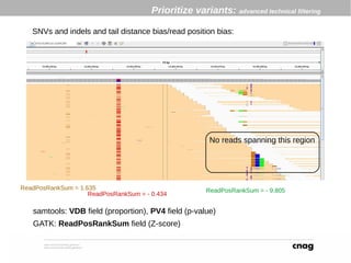 Variant calling and how to prioritize somatic mutations and inheritated ...