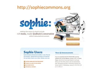 http://sophiecommons.org 