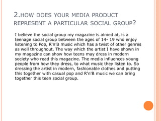 Front Cover.Slogans under the title usually do this to indirectly say how good they are.A large masthead to clearly label the magazine.Highlight the competition to also attract the reader.Cover lines to show what is included in the magazine but also to pick out the important parts. Words are highlighted in red to catch the readers eye.Colour scheme of red, white and black to make the magazine look more attractive to look at.