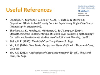 Explanatory Case Study (ECS) method: A Brief Summary | PPTX