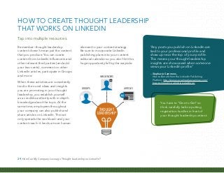30 How Can My Company Leverage Thought Leadership on LinkedIn?
Research shows that people seek out
visual content and find...