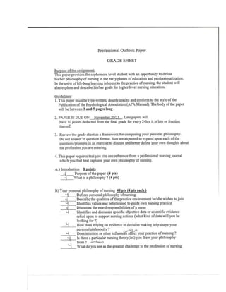 Sophomore philosophy