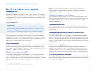 Photo inspiration: Solution To Prevent Web Application Against Ransomware Attack Reference: Sophos Endpoint Protection Best Practices Wp Pdf