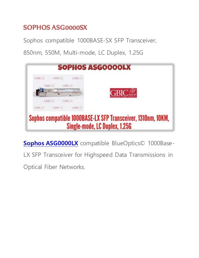 Sophos Asg0000 Sx