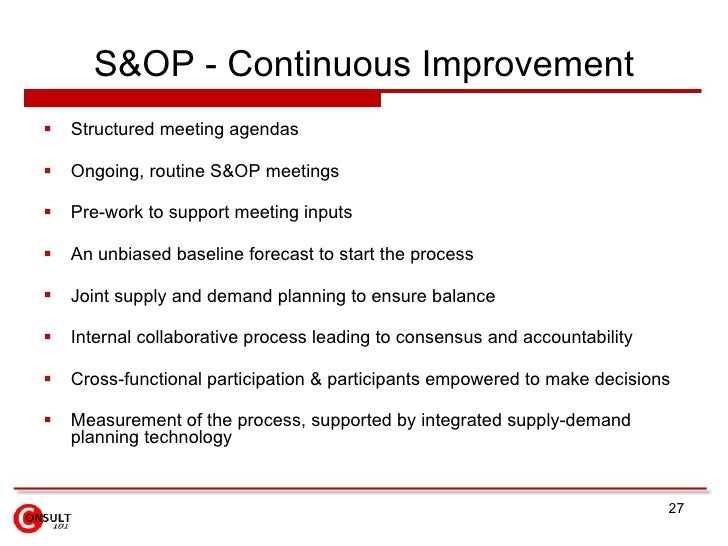 S Op Implementation Roadmap