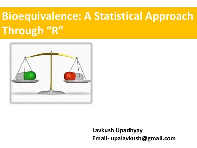 Bioequivalence Studies A Statistical Approach Through R