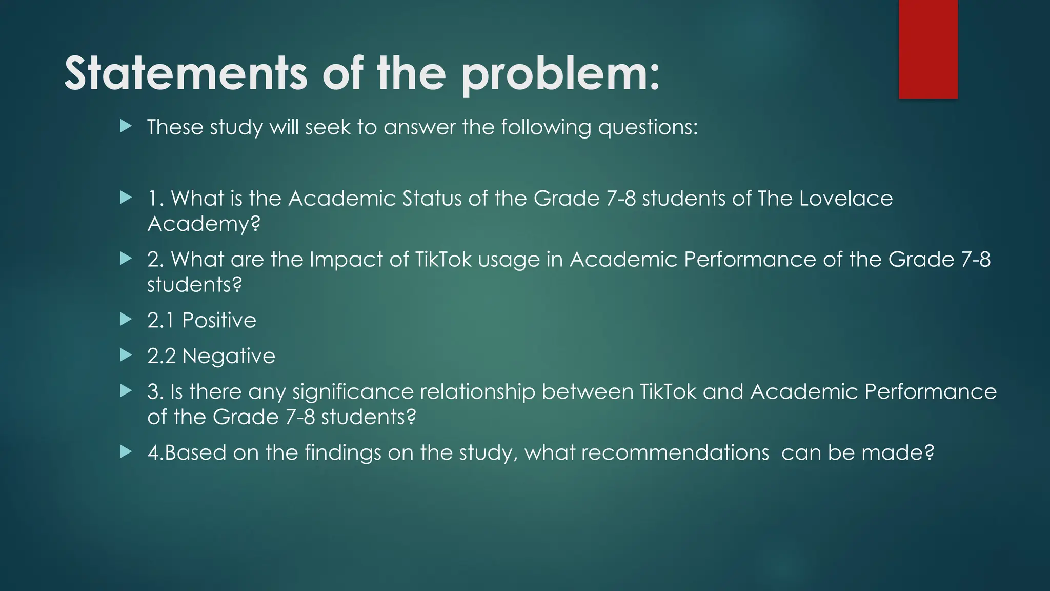 SOP Statement of the Problem Practical Research 2 shs | PPTX