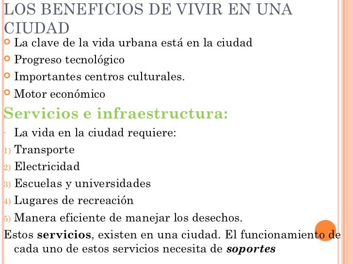 Soporte en la ciudad