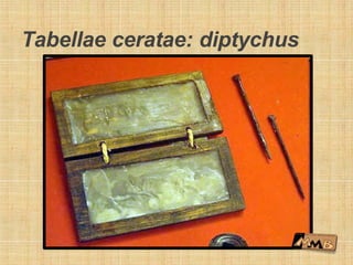 Tabellae ceratae: diptychus
 