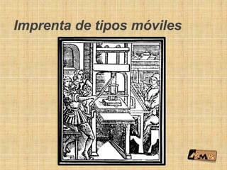 Imprenta de tipos móviles
 