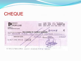 CHEQUE