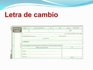 Letra de cambio